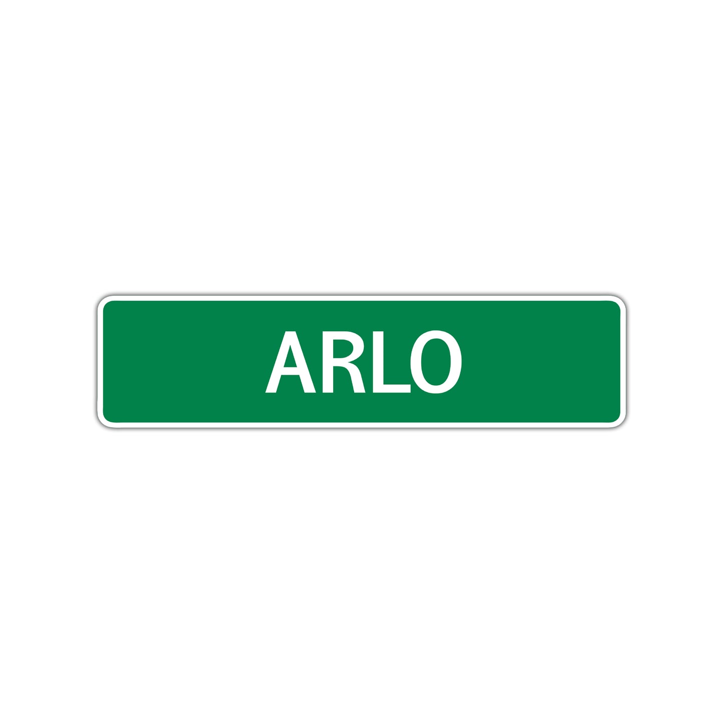 Arlo Street Sign Children Name Room Plate