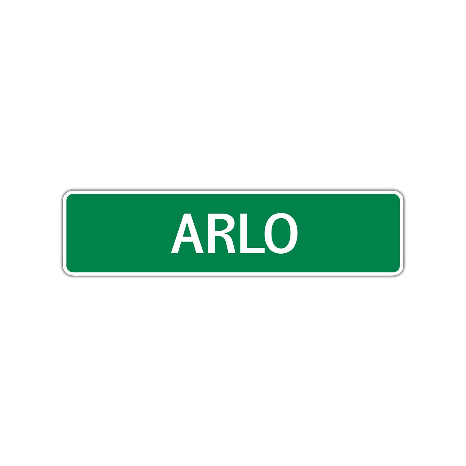 Arlo Street Sign Children Name Room Plate