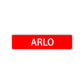 Arlo Street Sign Children Name Room Plate