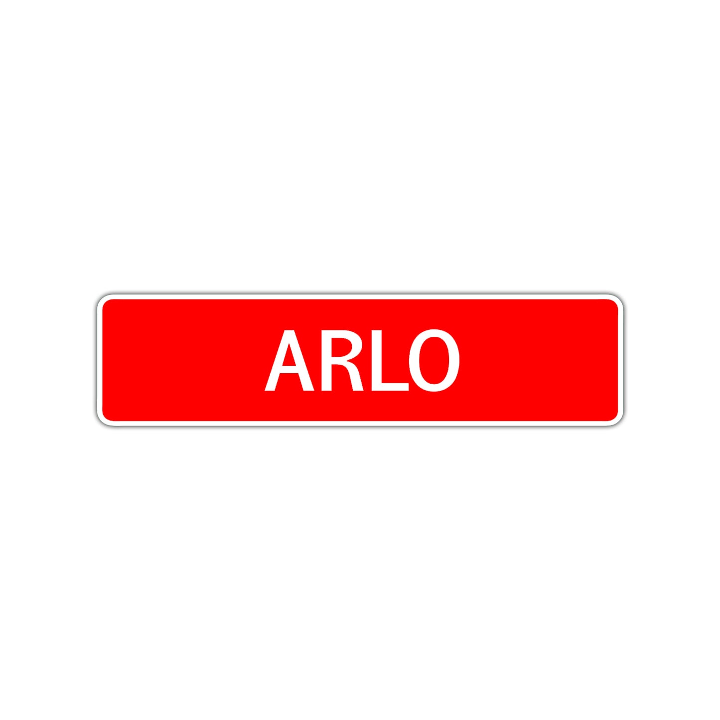 Arlo Street Sign Children Name Room Plate