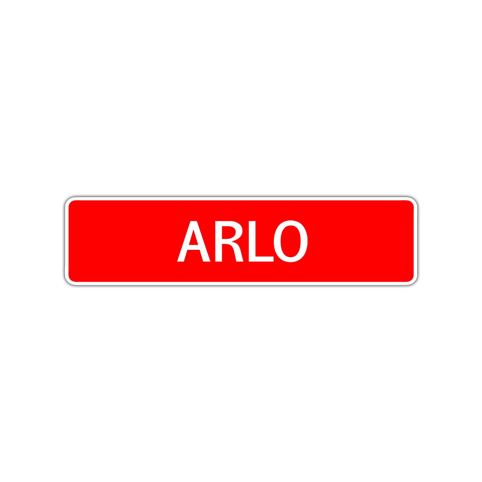 Arlo Street Sign Children Name Room Plate