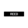 Reed Street Sign Children Name Room Plate