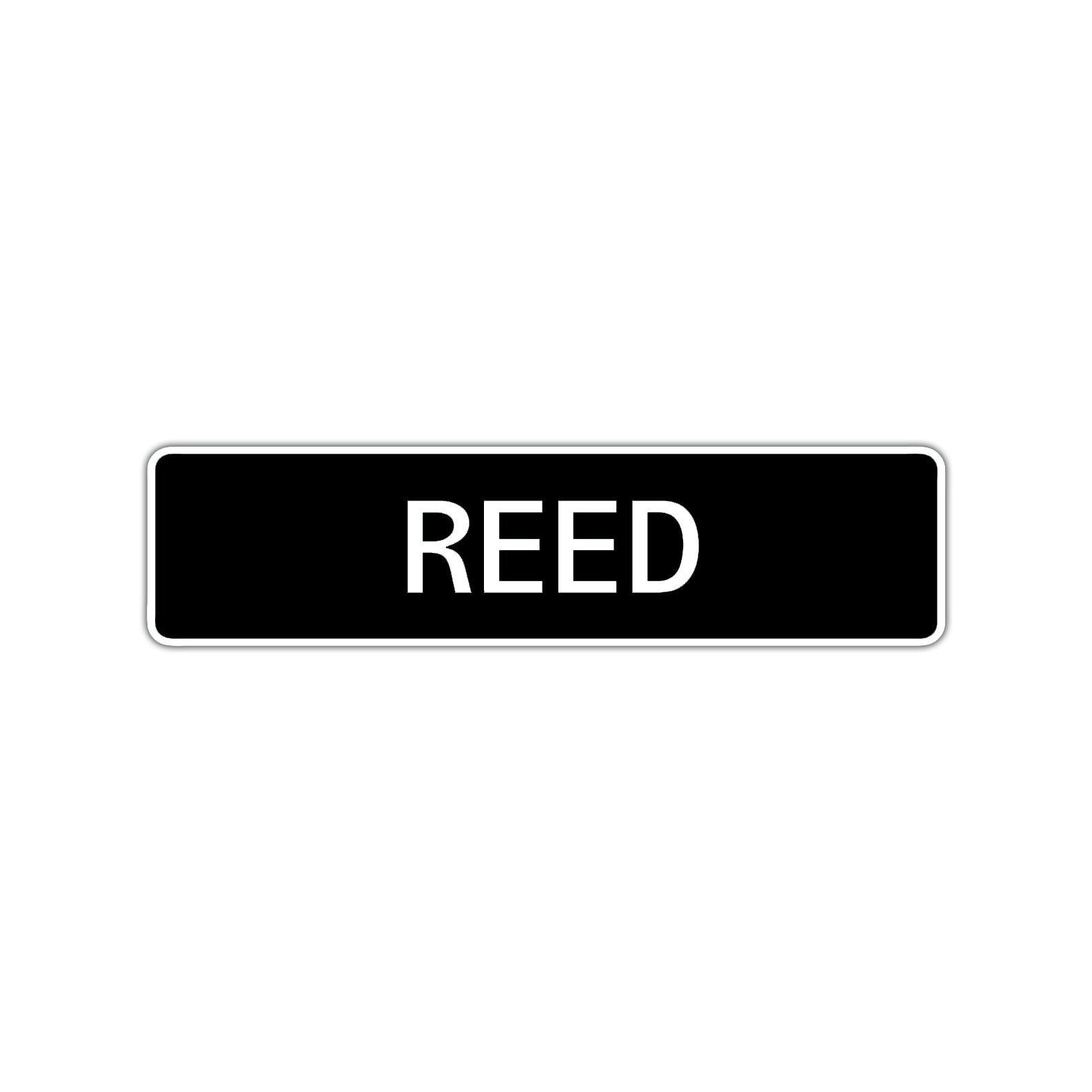 Reed Street Sign Children Name Room Plate
