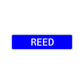 Reed Street Sign Children Name Room Plate