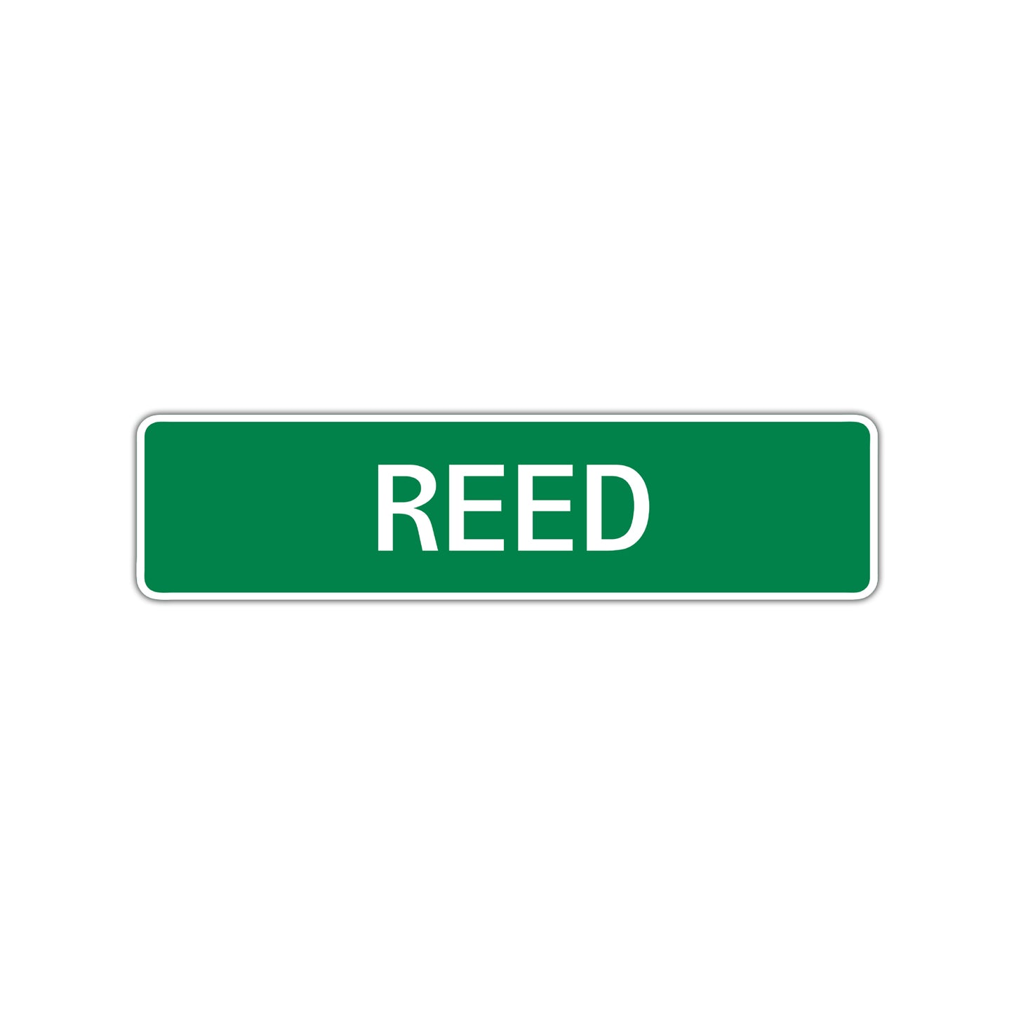 Reed Street Sign Children Name Room Plate
