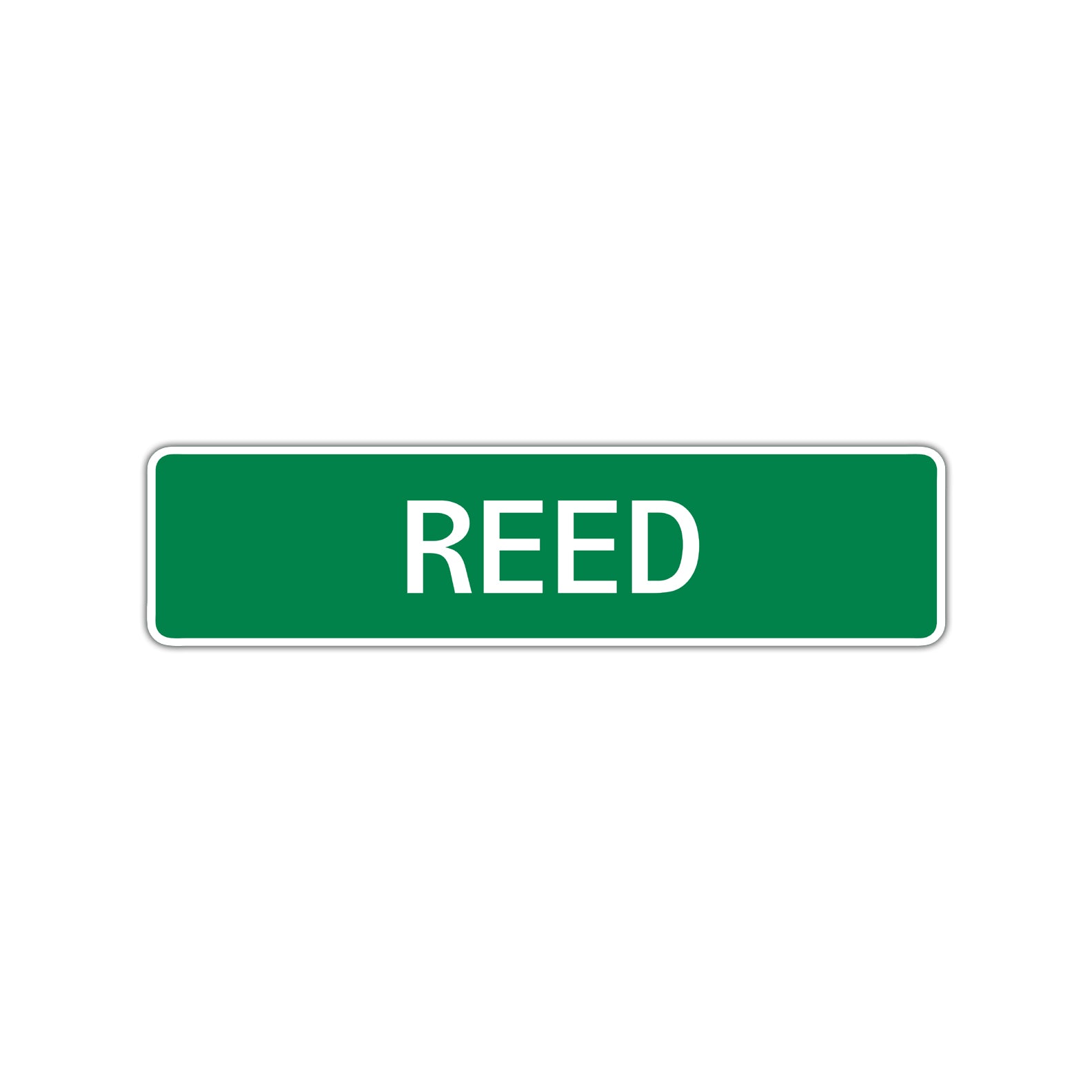 Reed Street Sign Children Name Room Plate