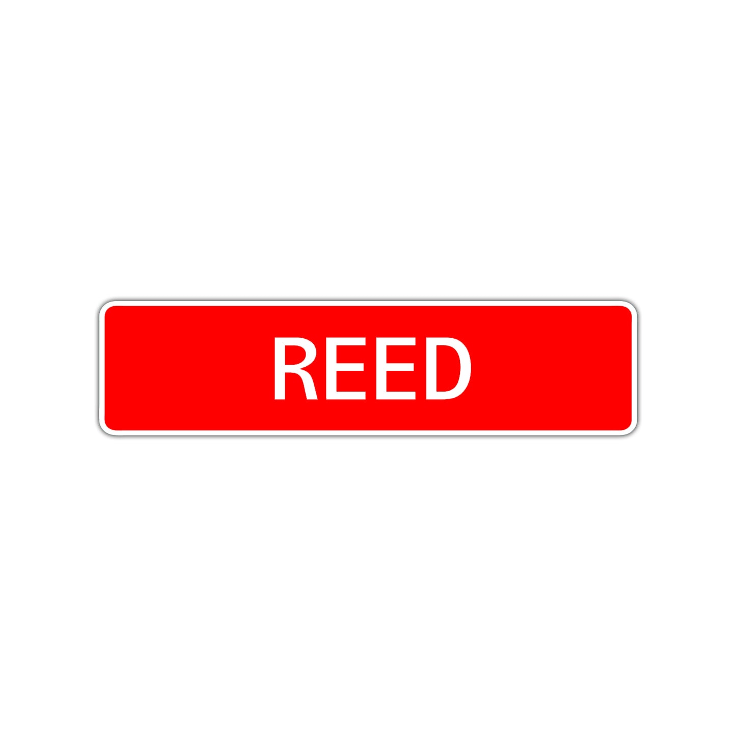 Reed Street Sign Children Name Room Plate