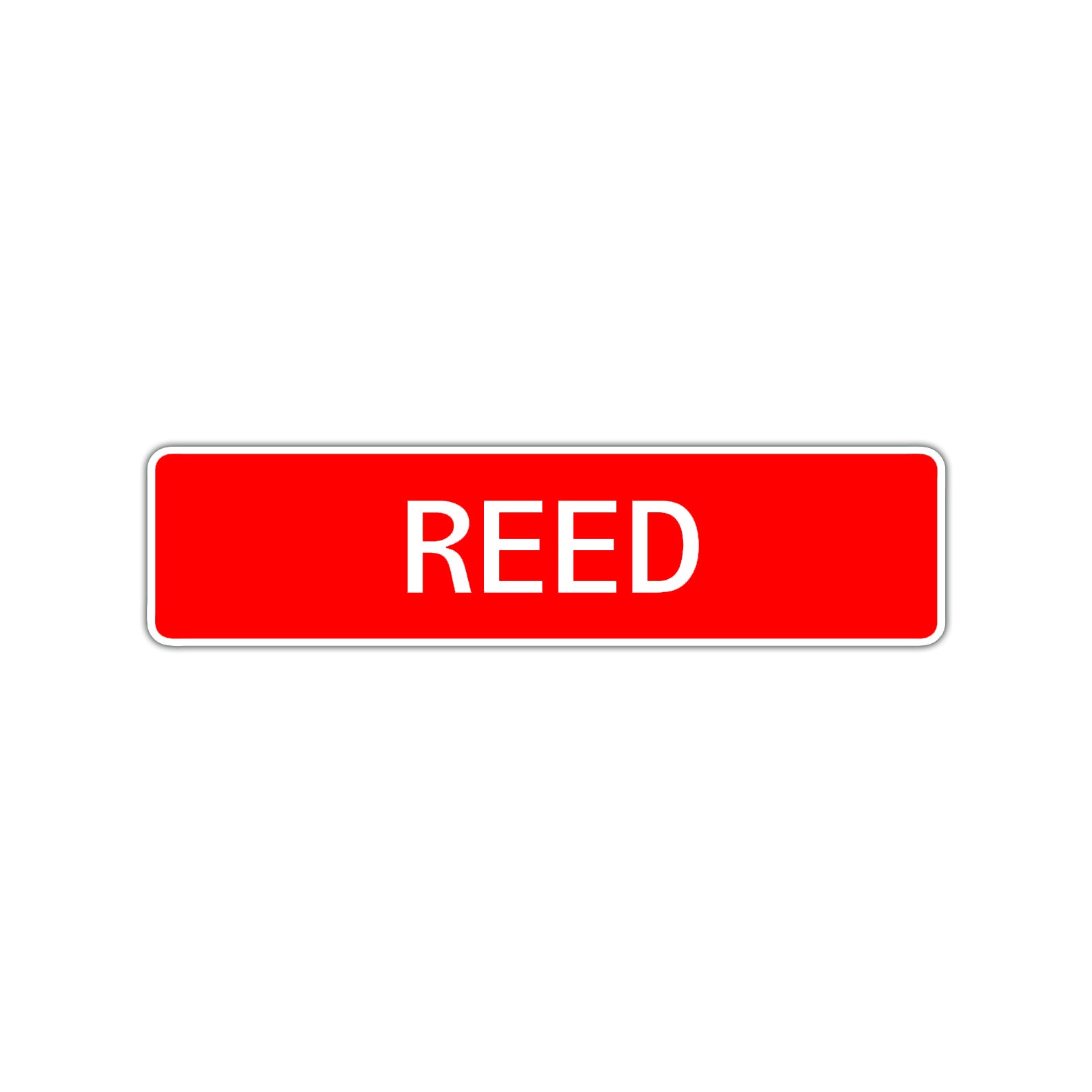 Reed Street Sign Children Name Room Plate