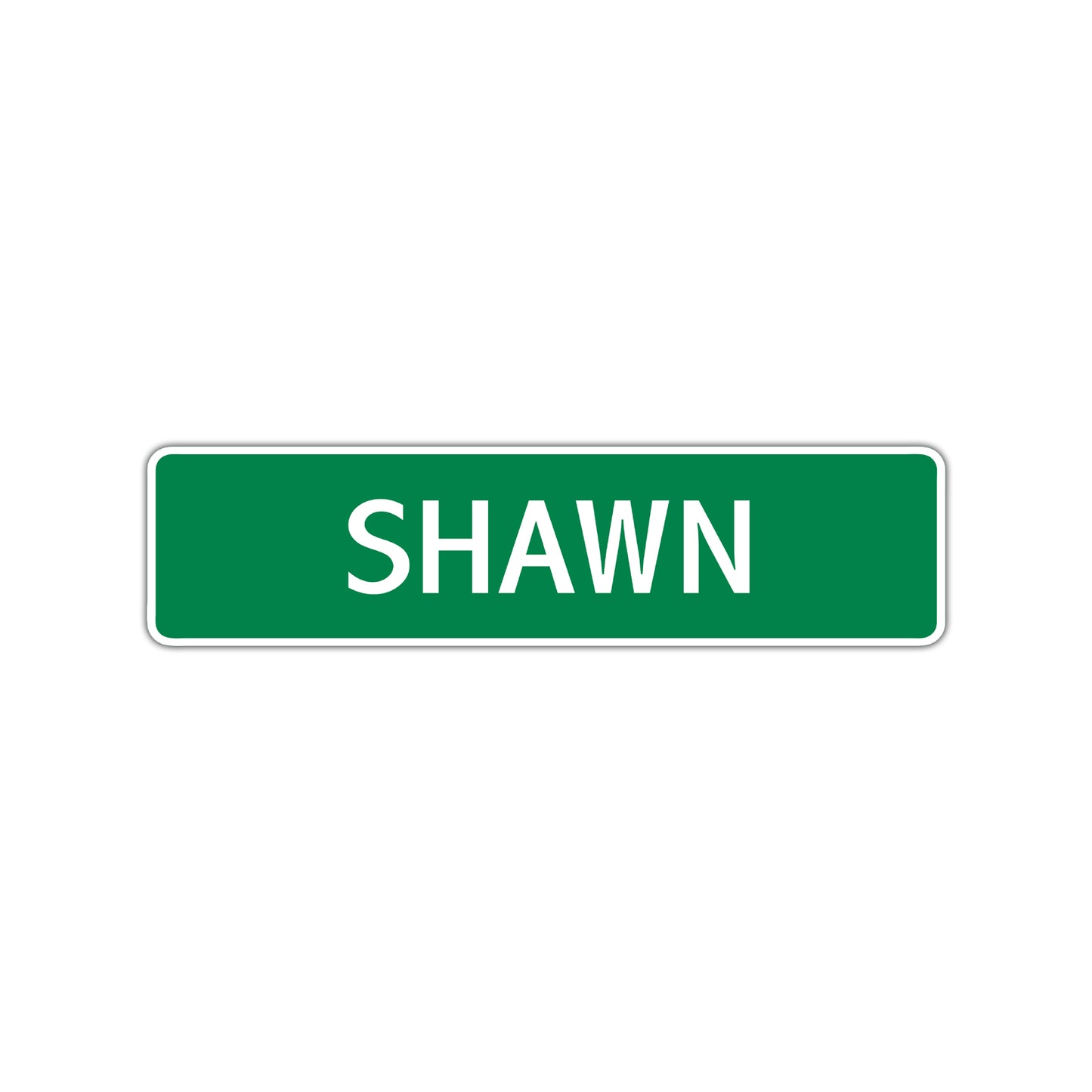 Shawn Street Sign Children Name Room Plate