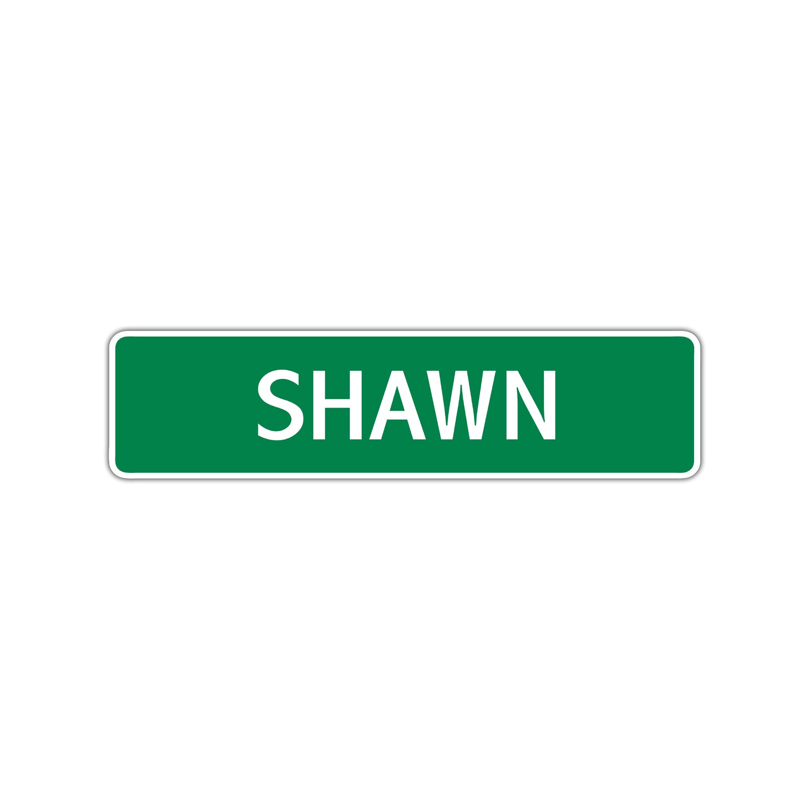 Shawn Street Sign Children Name Room Plate