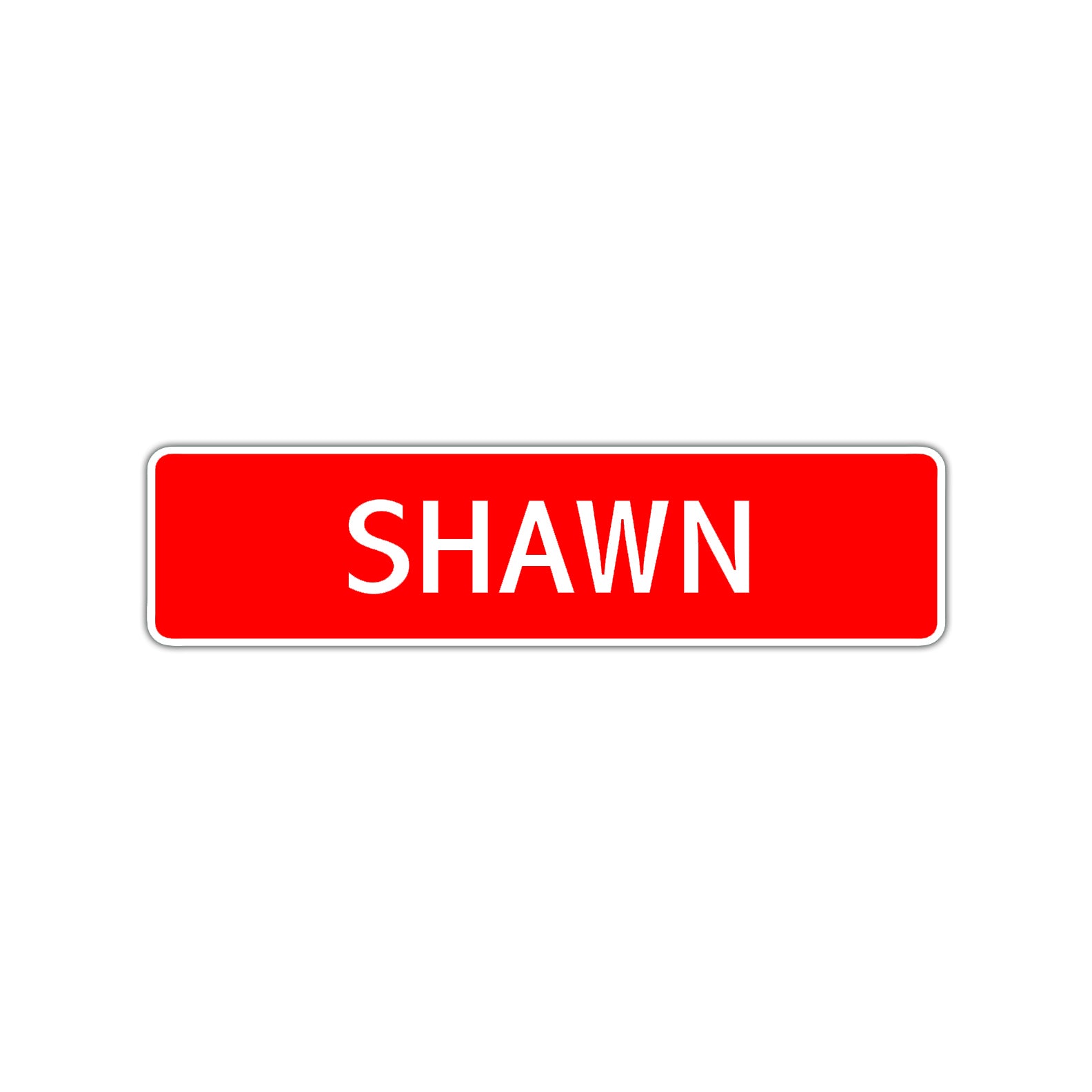 Shawn Street Sign Children Name Room Plate