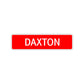Daxton Street Sign Children Name Room Plate