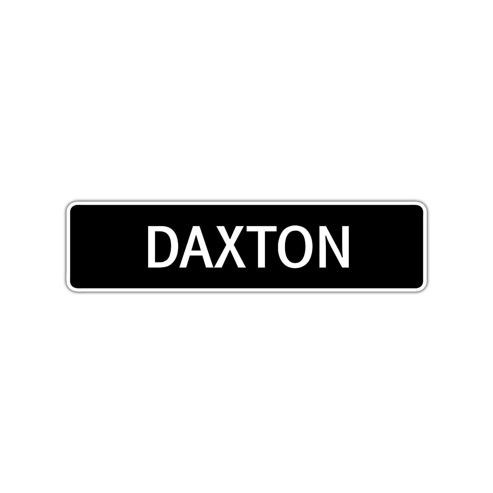 Daxton Street Sign Children Name Room Plate