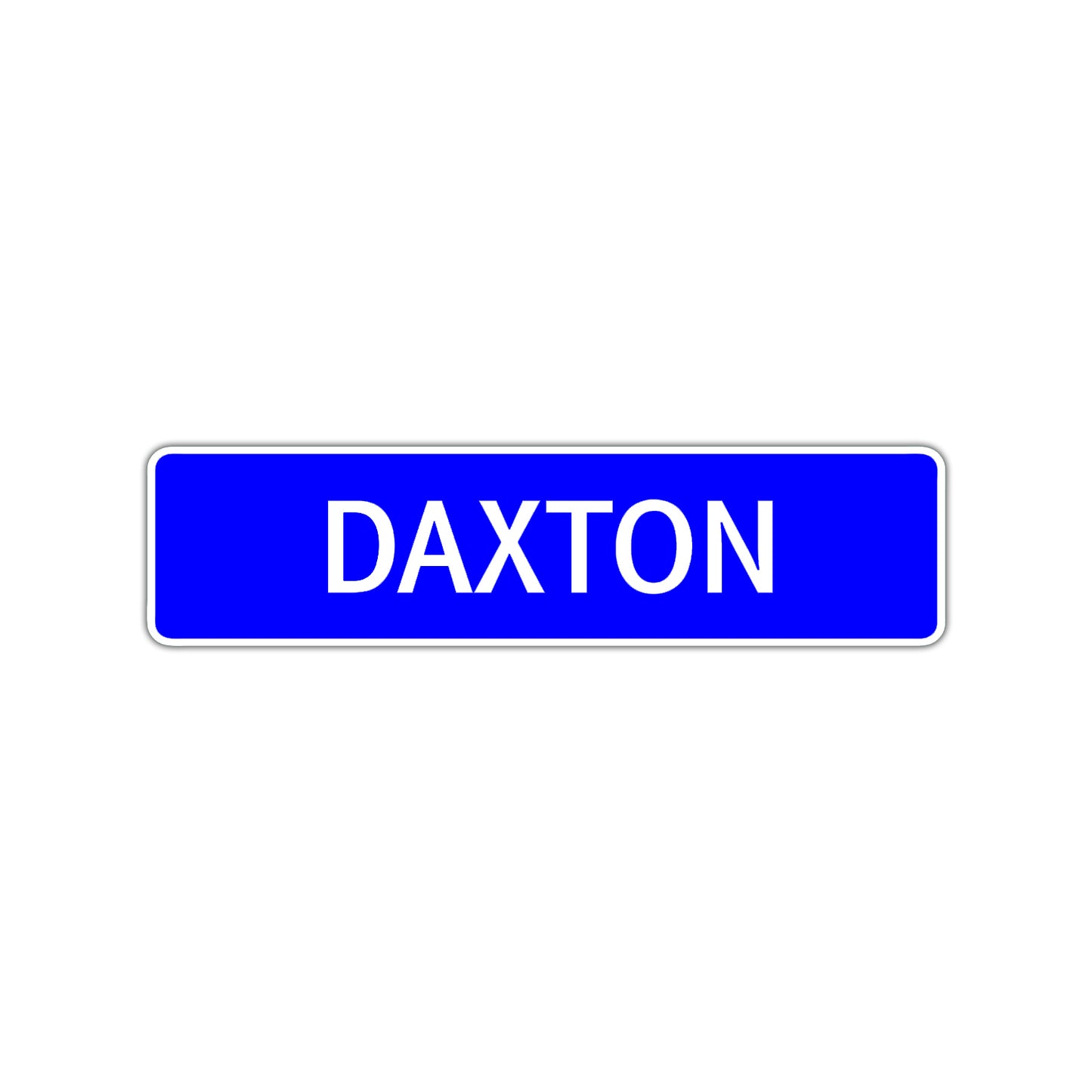 Daxton Street Sign Children Name Room Plate