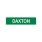 Daxton Street Sign Children Name Room Plate