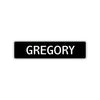 Gregory Street Sign Children Name Room Plate