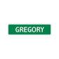 Gregory Street Sign Children Name Room Plate