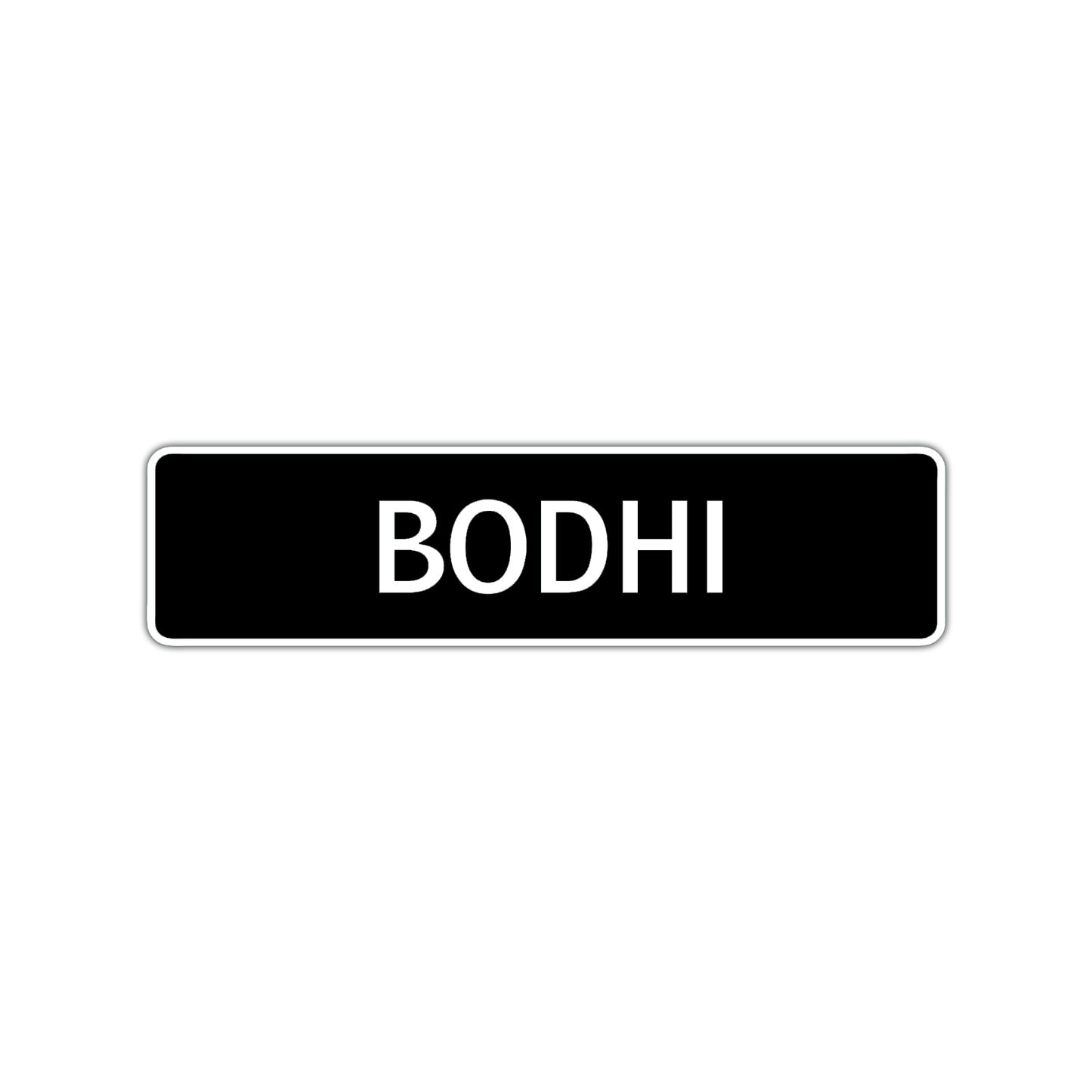 Bodhi Street Sign Children Name Room Plate