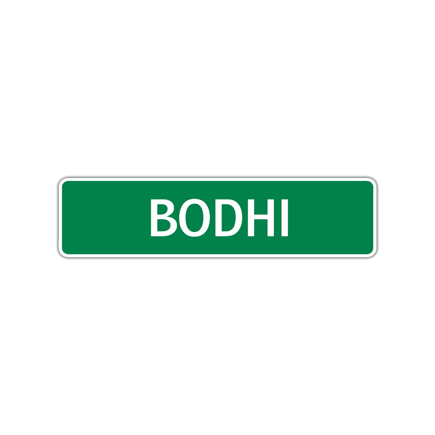 Bodhi Street Sign Children Name Room Plate