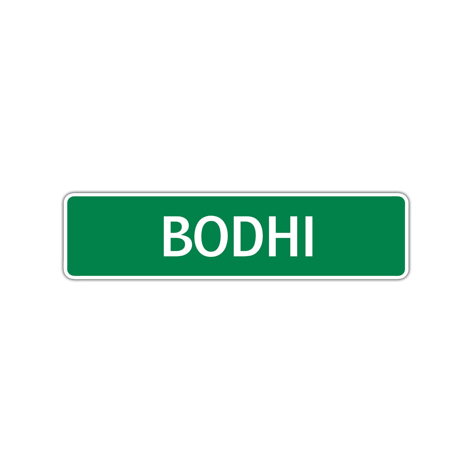 Bodhi Street Sign Children Name Room Plate
