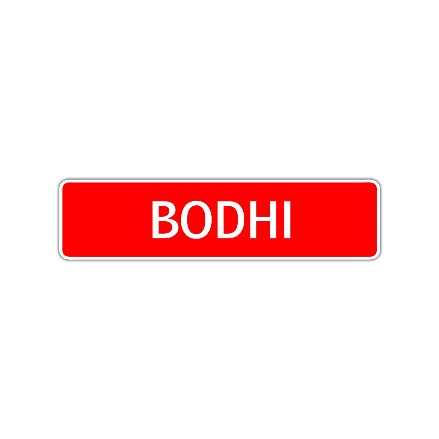 Bodhi Street Sign Children Name Room Plate