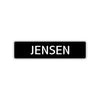 Jensen Street Sign Children Name Room Plate