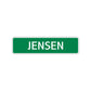 Jensen Street Sign Children Name Room Plate