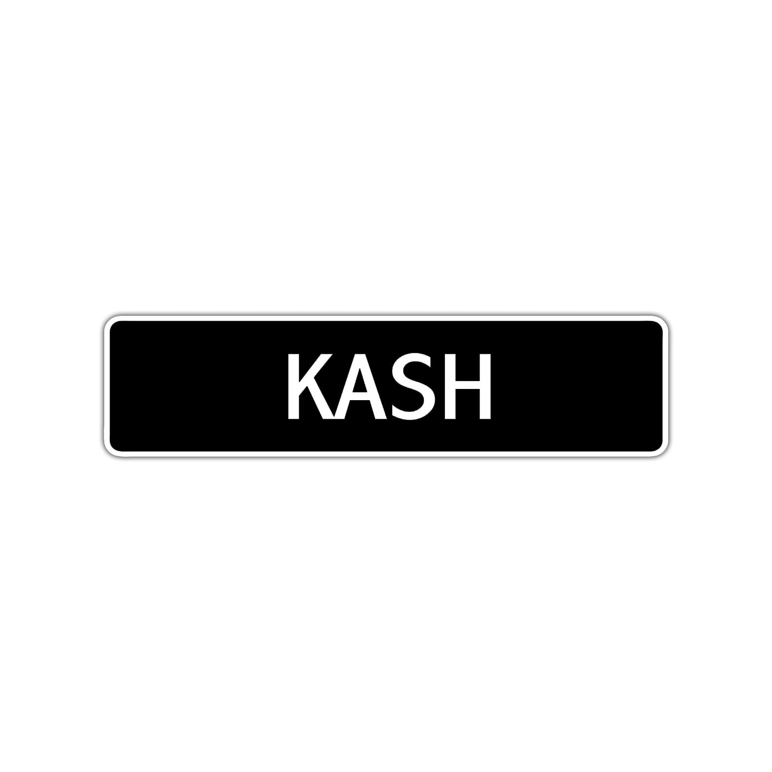 Kash Street Sign Children Name Room Plate