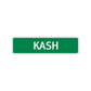 Kash Street Sign Children Name Room Plate