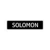 Solomon Street Sign Children Name Room Plate