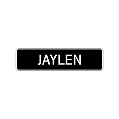Jaylen Street Sign Children Name Room Plate