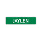 Jaylen Street Sign Children Name Room Plate