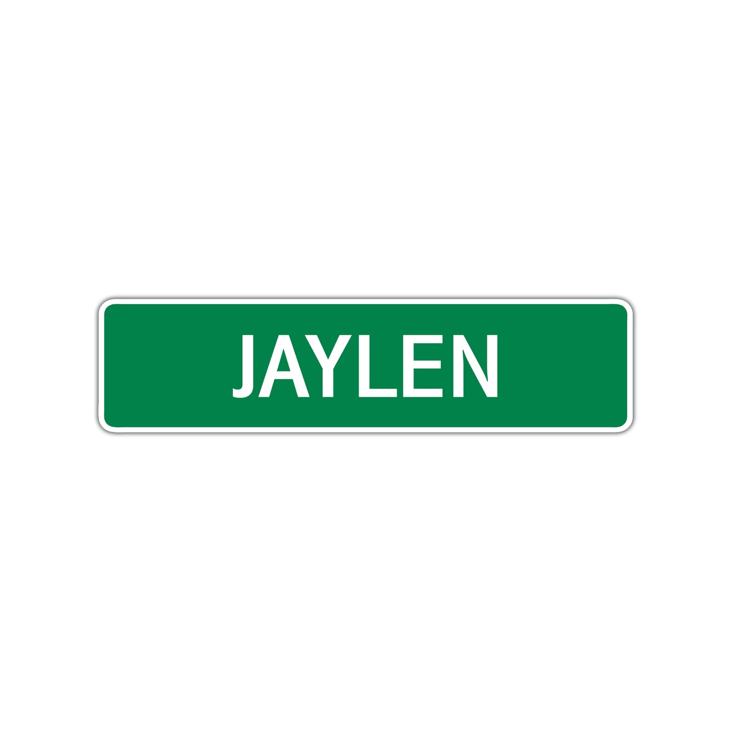 Jaylen Street Sign Children Name Room Plate
