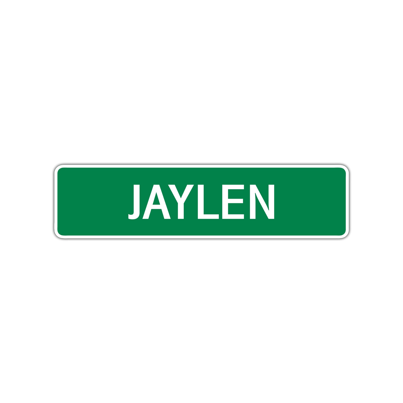 Jaylen Street Sign Children Name Room Plate