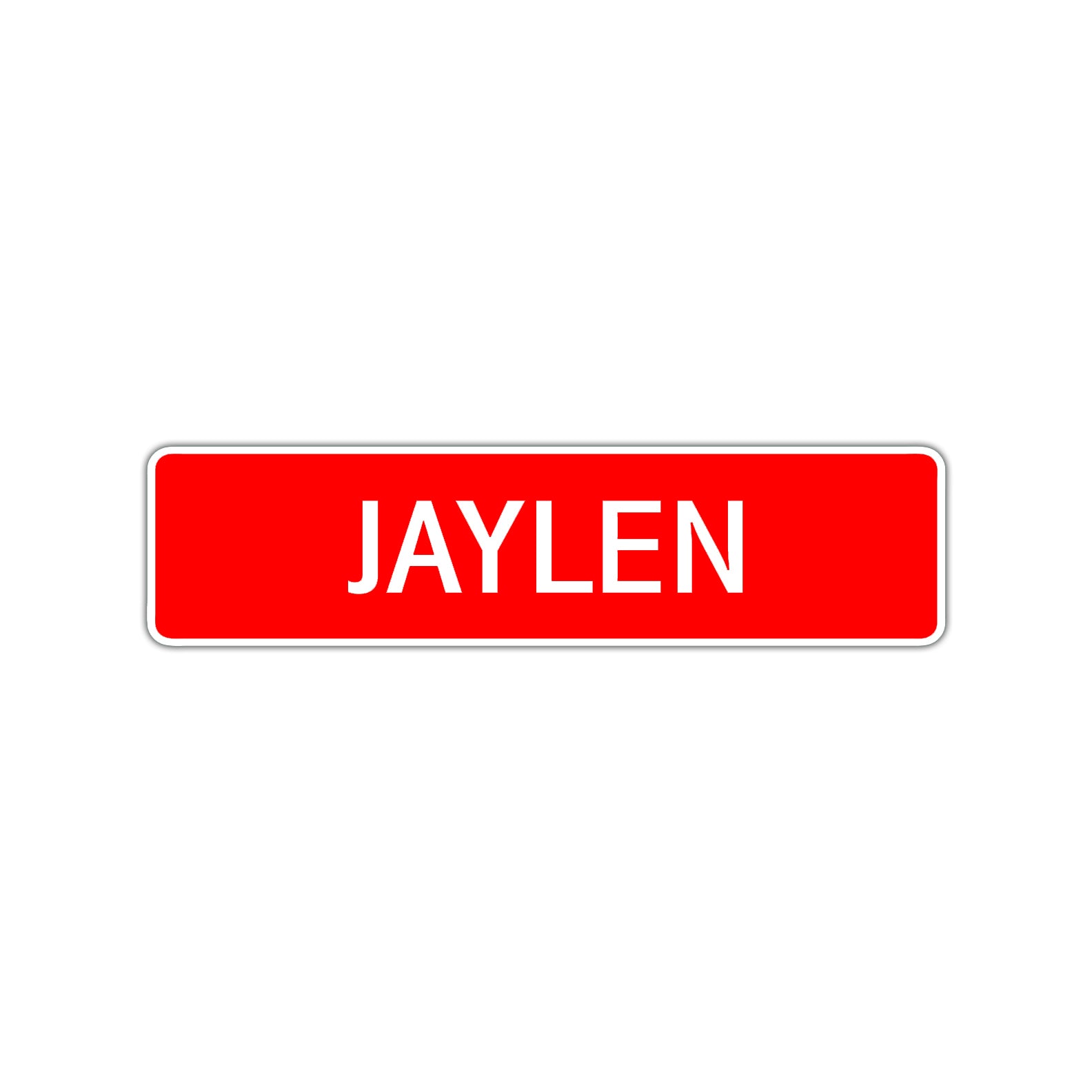 Jaylen Street Sign Children Name Room Plate