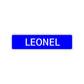 Leonel Street Sign Children Name Room Plate