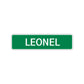 Leonel Street Sign Children Name Room Plate