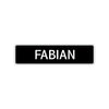 Fabian Street Sign Children Name Room Plate