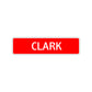 Clark Street Sign Children Name Room Plate