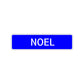 Noel Street Sign Children Name Room Plate