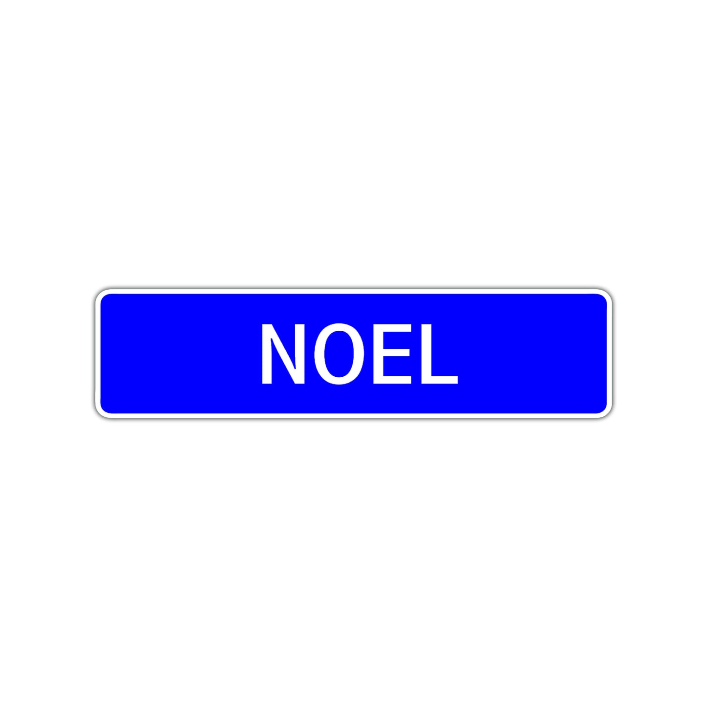 Noel Street Sign Children Name Room Plate