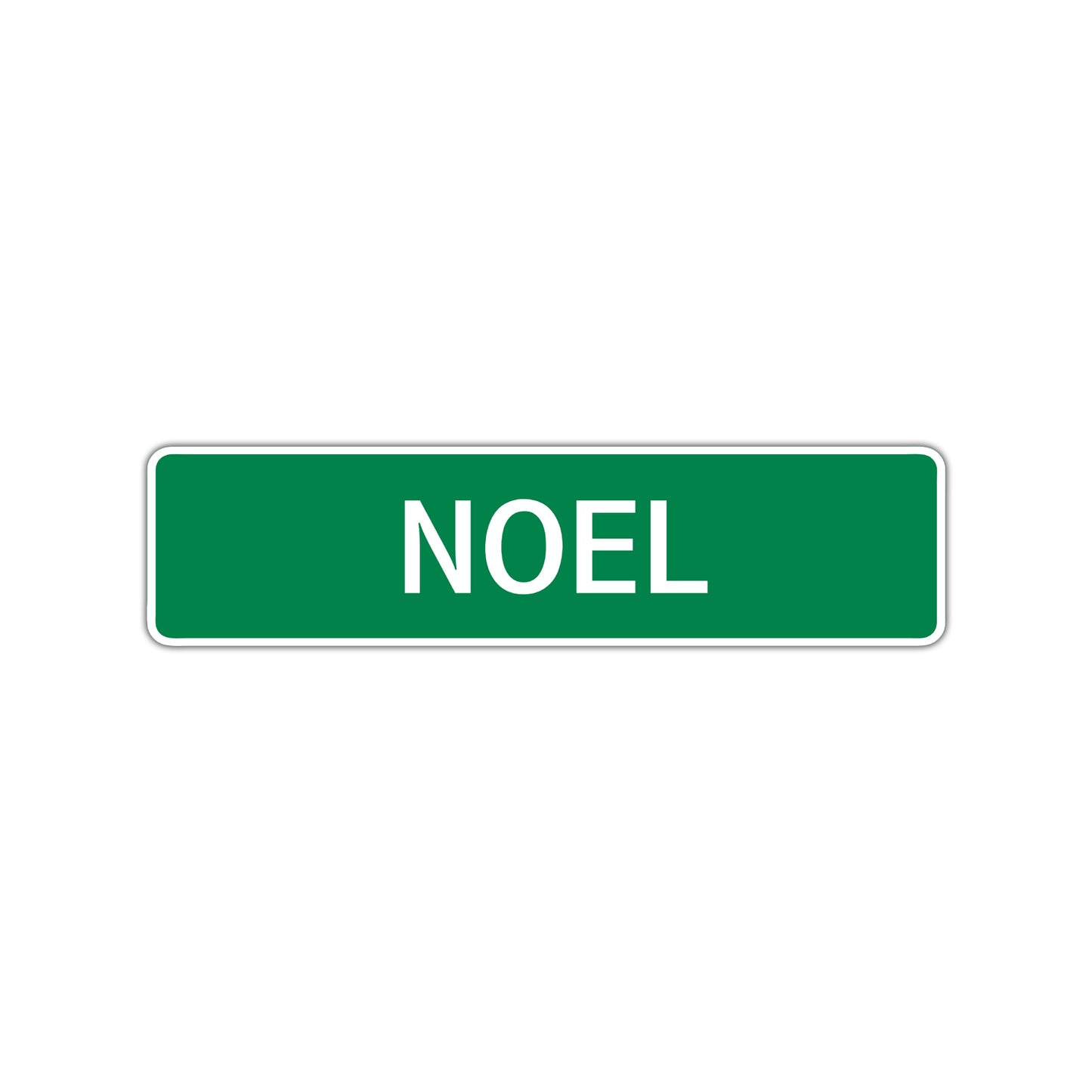 Noel Street Sign Children Name Room Plate