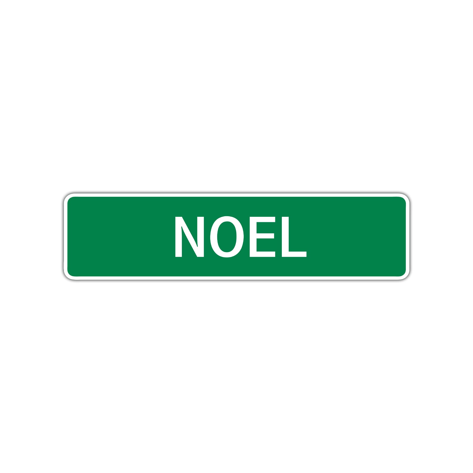 Noel Street Sign Children Name Room Plate