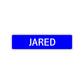 Jared Street Sign Children Name Room Plate