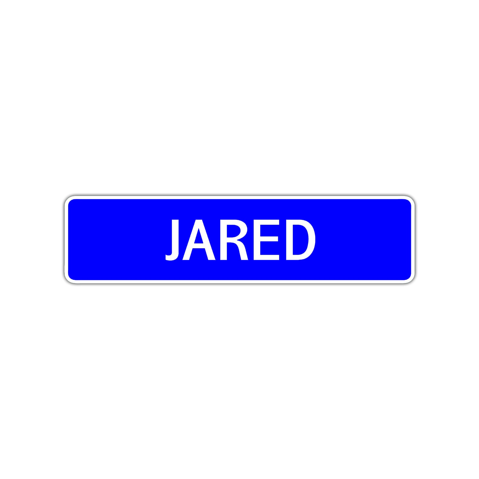 Jared Street Sign Children Name Room Plate
