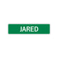 Jared Street Sign Children Name Room Plate
