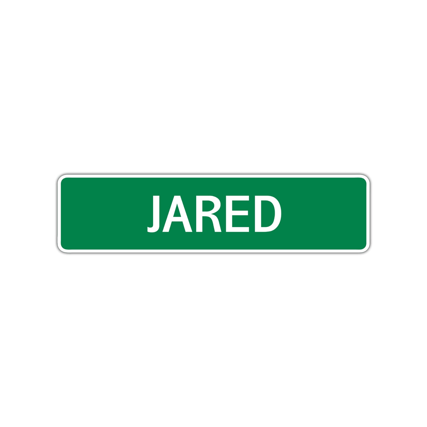 Jared Street Sign Children Name Room Plate