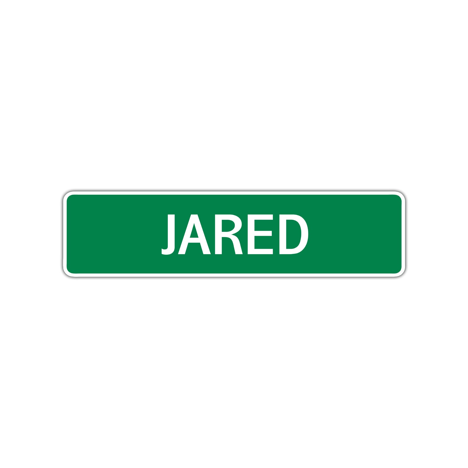 Jared Street Sign Children Name Room Plate