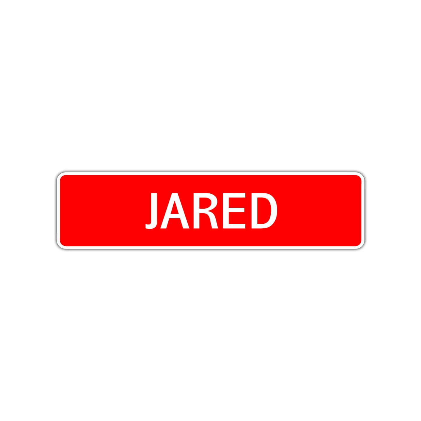 Jared Street Sign Children Name Room Plate