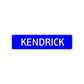 Kendrick Street Sign Children Name Room Plate
